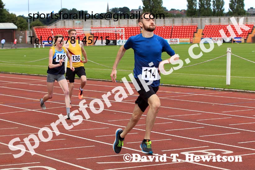 100 metres, 2023 Gateshead Tartan Games.  Photo: David T. Hewitson/Sports for All Pics